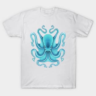 Turquoise Octopus T-Shirt